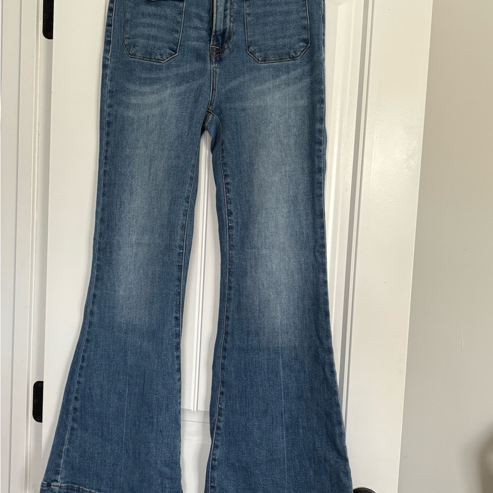 Classic Blue Wide Leg Jeans